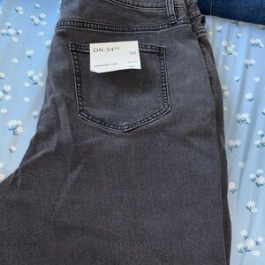 ON.34TH Women's Straight Leg Jeans - Gray
